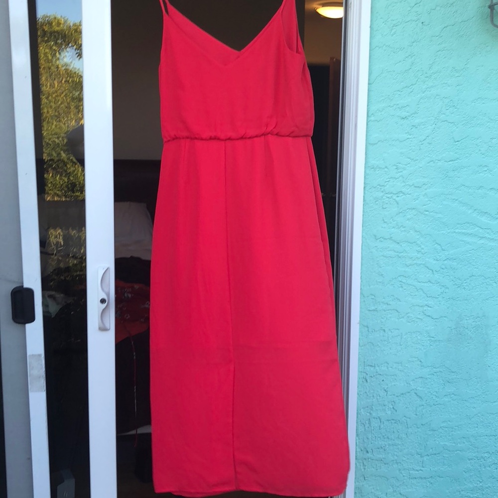 Red dress